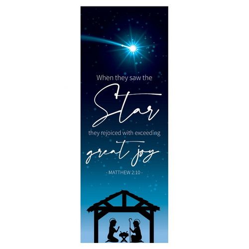 CHRISTMAS - WHEN THEY SAW THE STAR BOOKMARK