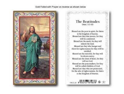 HOLY CARD - BEATITUDES