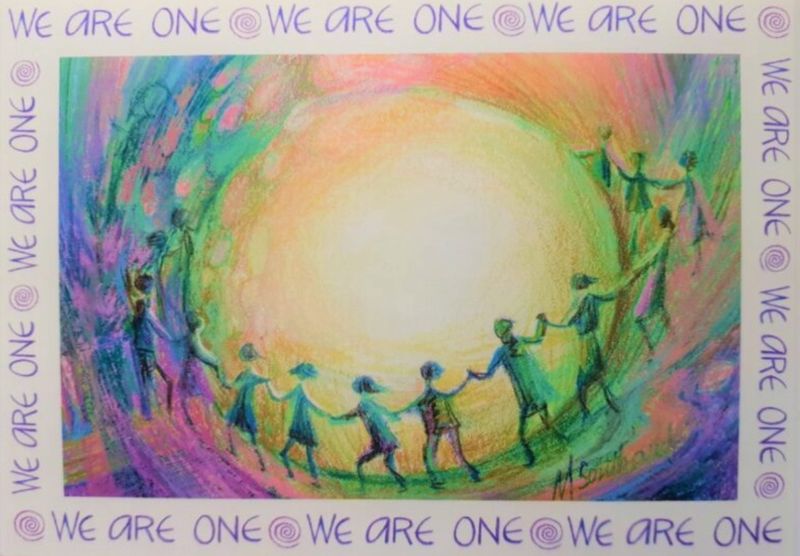 HOLY CARD - WE ARE ONE