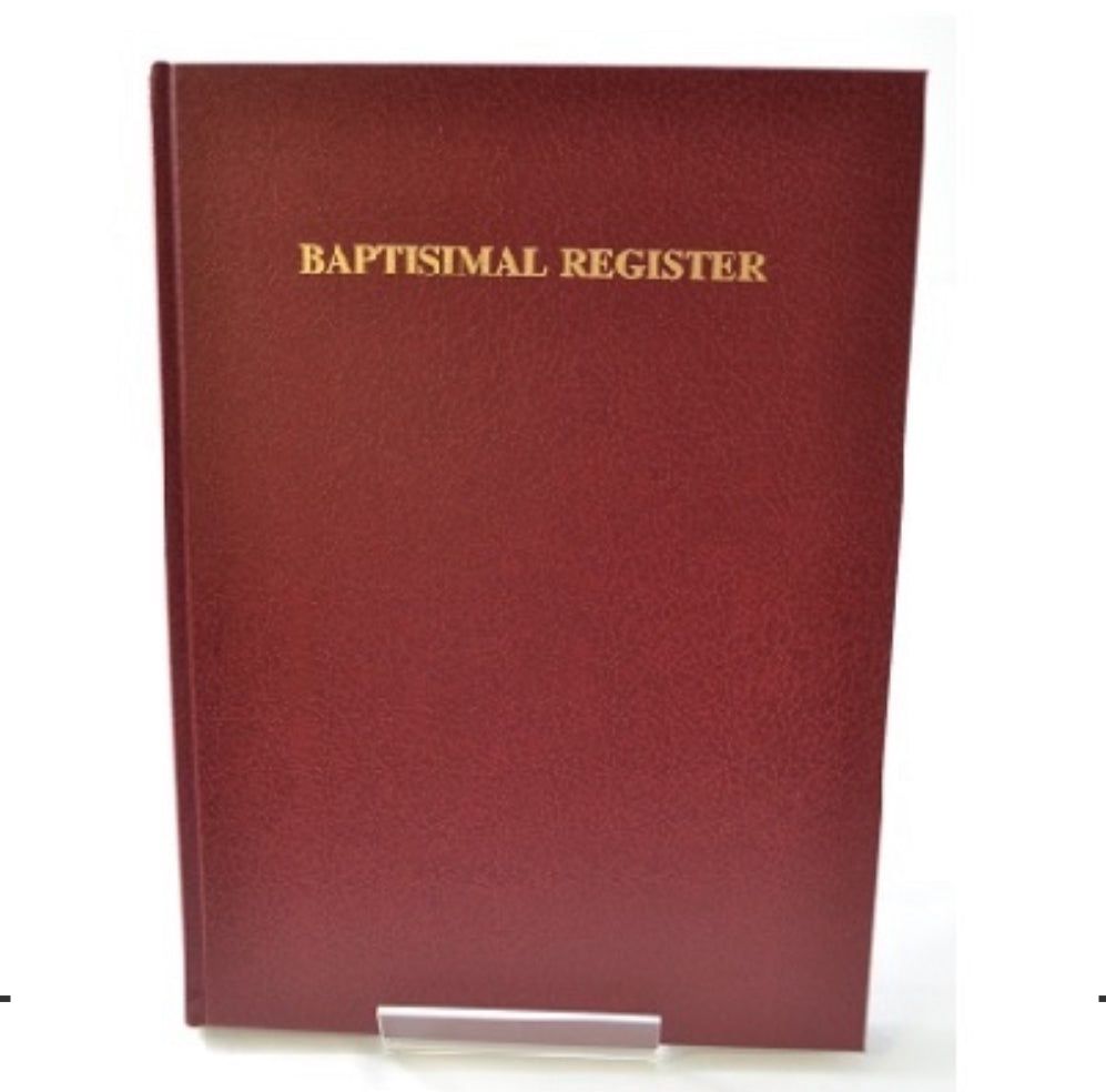 BAPTISM REGISTER RED