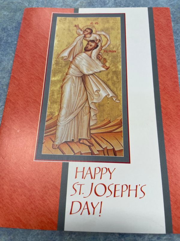 CD - HAPPY ST JOSEPHS DAY CARD