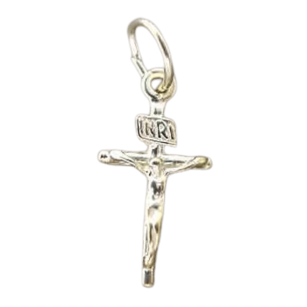 CRUCIFIX STERLING SILVER 20MM BOXED