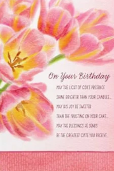 CD - ON YOUR BIRTHDAY MAY THE LIGHT OF GOD'S PRESENCE SHINE BRIGHTER THAN YOUR CANDLES