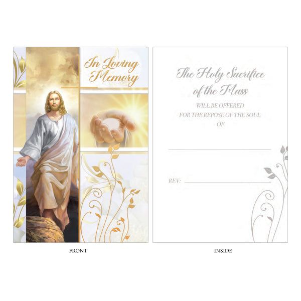 CD -  MASS FOR YOUR INTENTIONS CARD FOR DECEASED