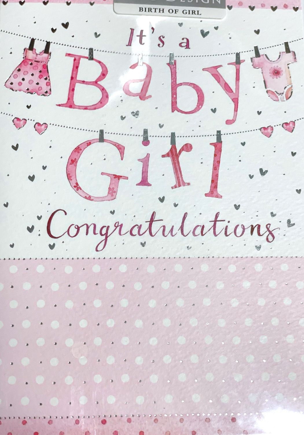 CD - IT'S A BABY GIRL CONGRATULATIONS
