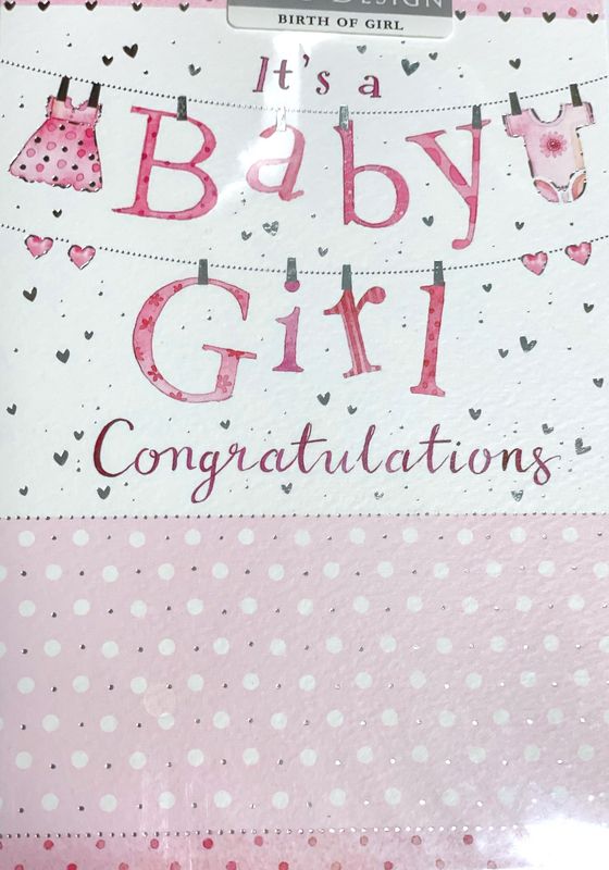 CD - IT'S A BABY GIRL CONGRATULATIONS