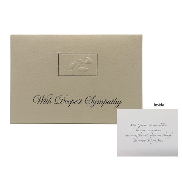 CD - WITH DEEPEST SYMPATHY CARD