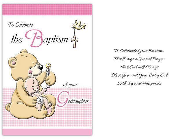 CD - ON YOUR BAPTISM DEAR GODDAUGHTER