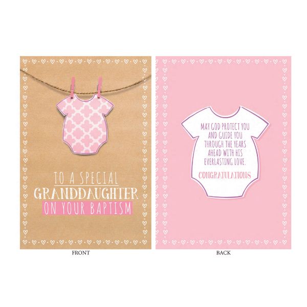 CD - TO A SPECIAL GRANDDAUGHTER ON YOUR BAPTISM