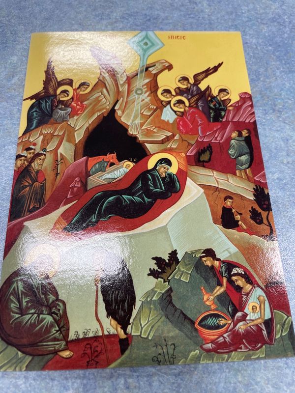 HOLY CARD - THE NATIVITY OF CHRIST