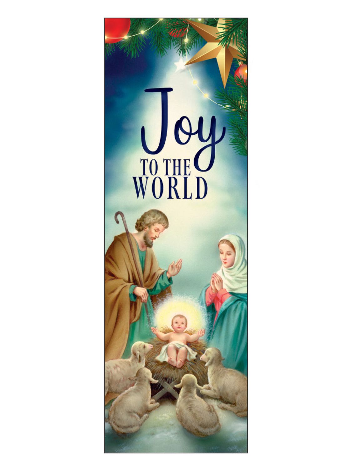 CHRISTMAS - JOY TO THE WORLD BOOKMARK