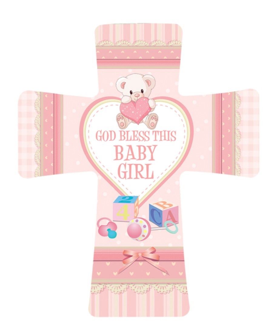PORCELAIN CROSS BABY GIRL