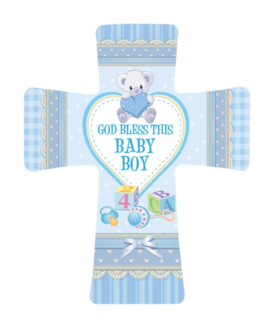 PORCELAIN CROSS BABY BOY