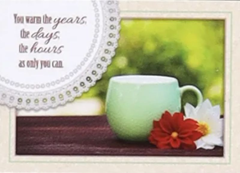 CD - A CUP OF JOY LIGHT GREEN MUG