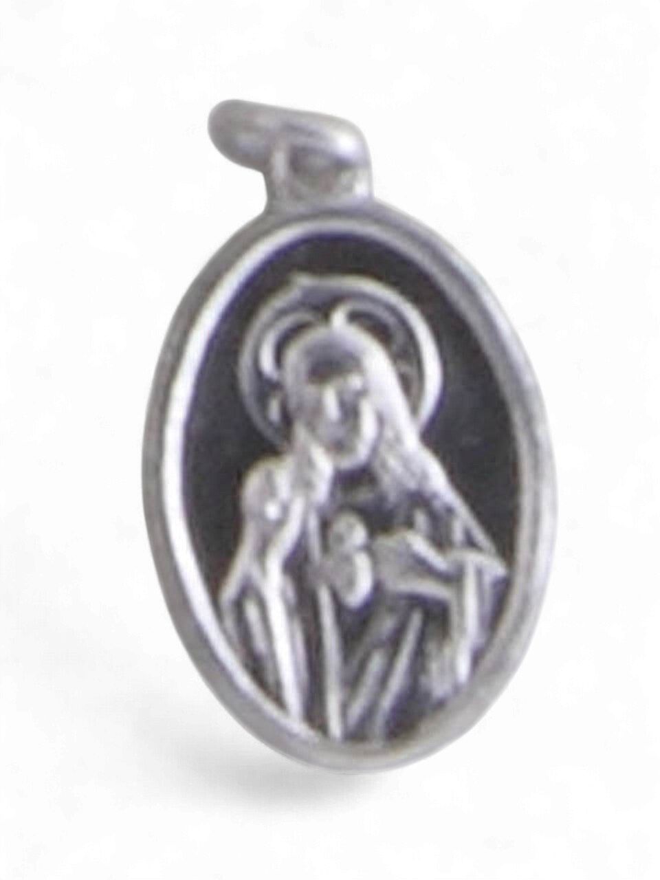 MEDAL SCAPULAR SILVER ALUMINIUM