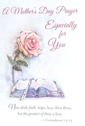 CD - A MOTHER'S DAY PRAYER ESPECIALLY FOR YOU
