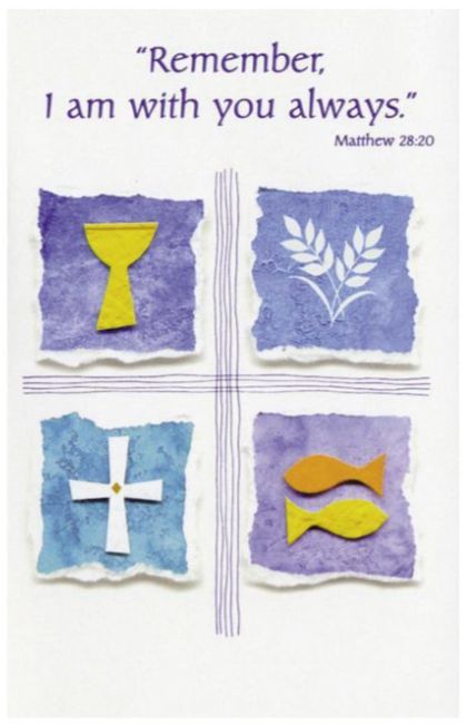 CD - REMEMBER I AM WITH YOU ALWAYS MASS INTENTION CARD