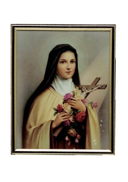 GOLD FRAME ST THERESA