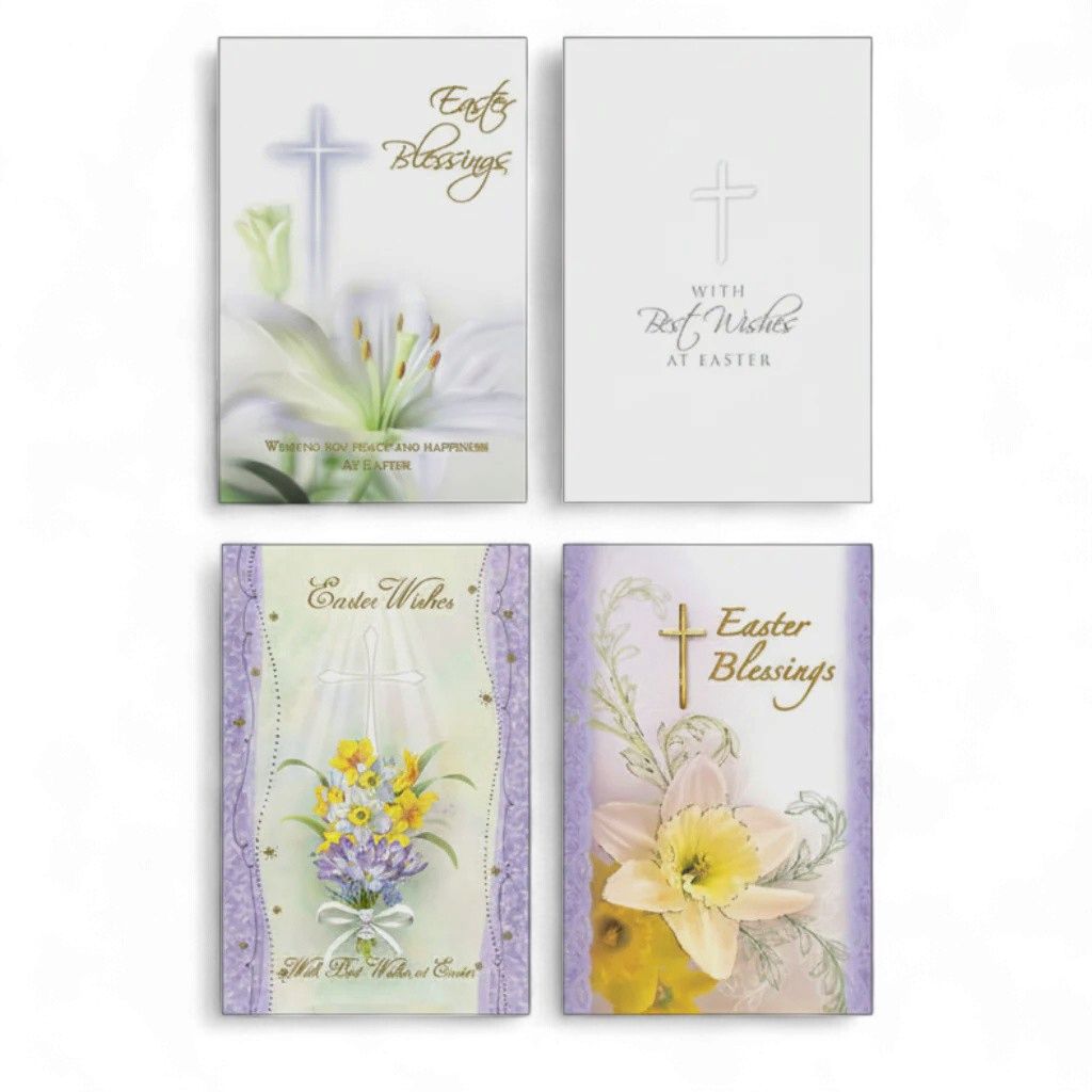 CD - EASTER BLESSING GREETING CARD PURPLE