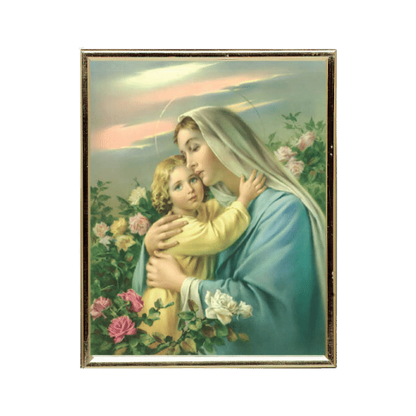 GOLD FRAME MOTHER AND CHILD
