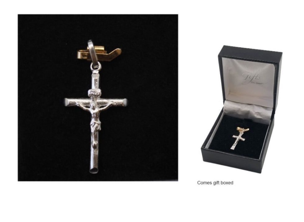 CRUCIFIX STERLING SILVER 25 X 17 mm