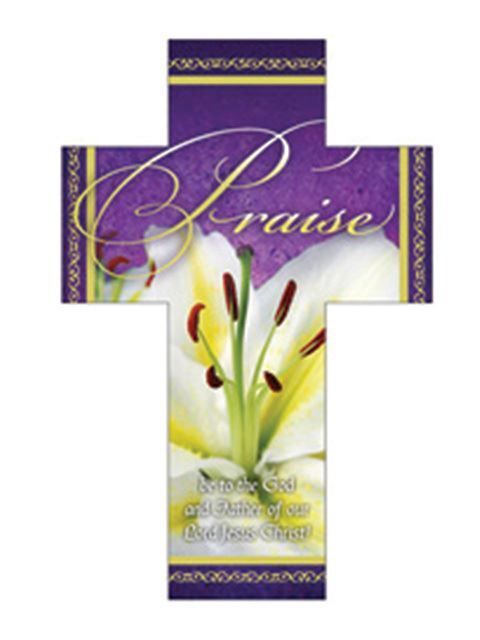 BOOKMARK EASTER CROSS PRAISE