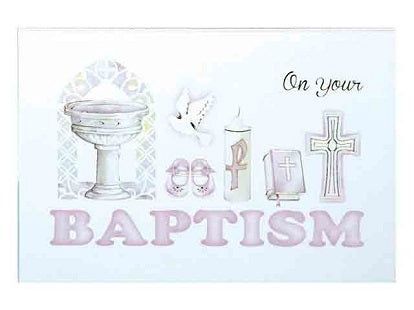 CD - BAPTISM CARD - ON YOUR BAPTISM GIRL