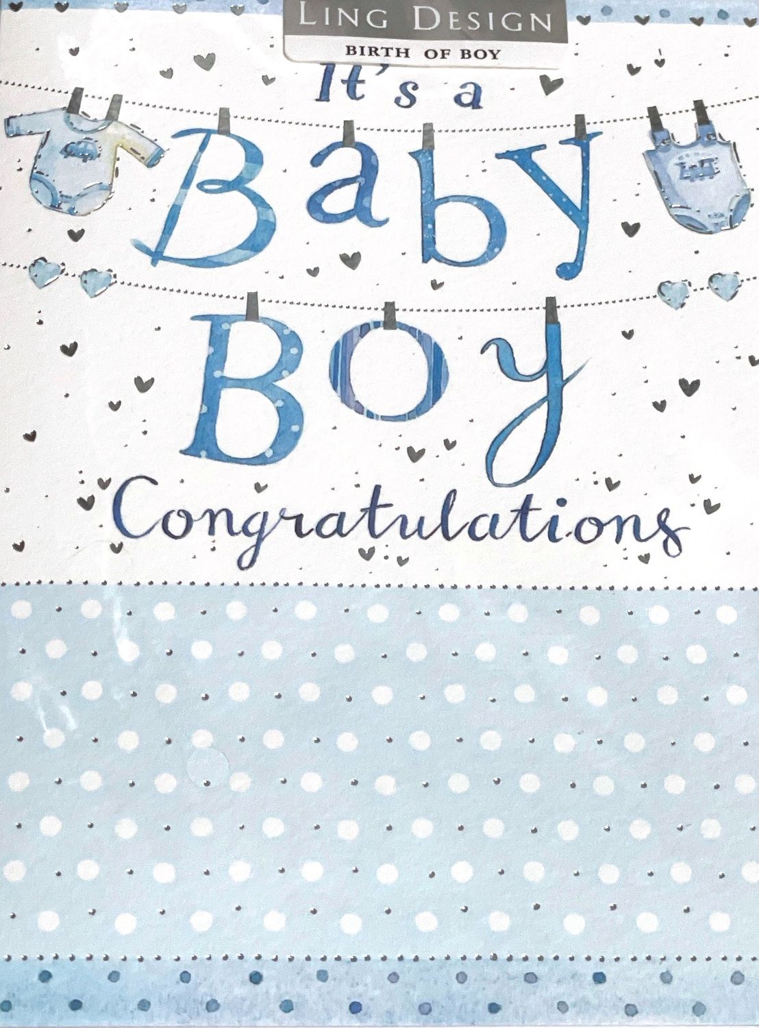 CD - IT'S A BABY BOY CONGRATULATIONS