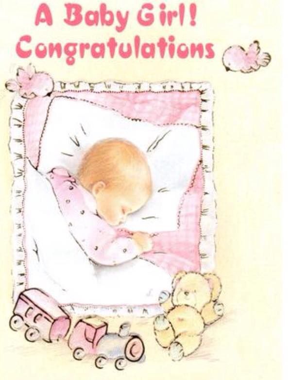 CD - A BABY GIRL! CONGRATULATIONS!