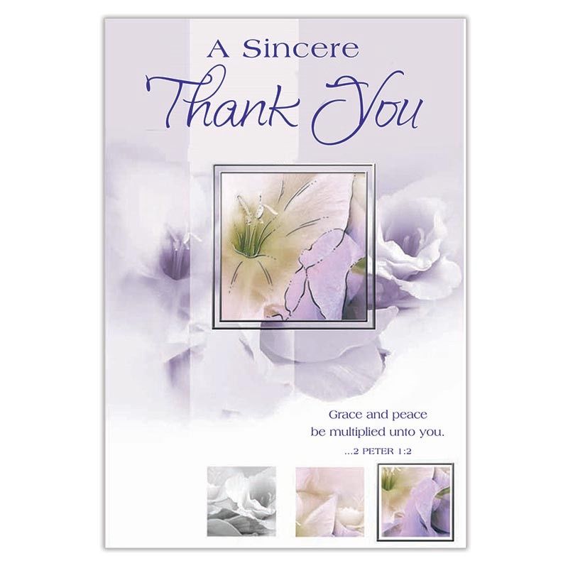 CD - A SINCERE THANK YOU