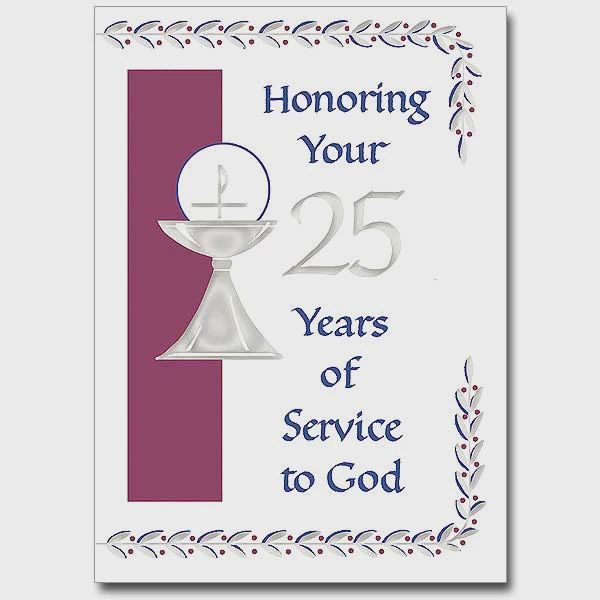 CD - HONORING YOUR 25 YEARS OF SERVICE TO GOD