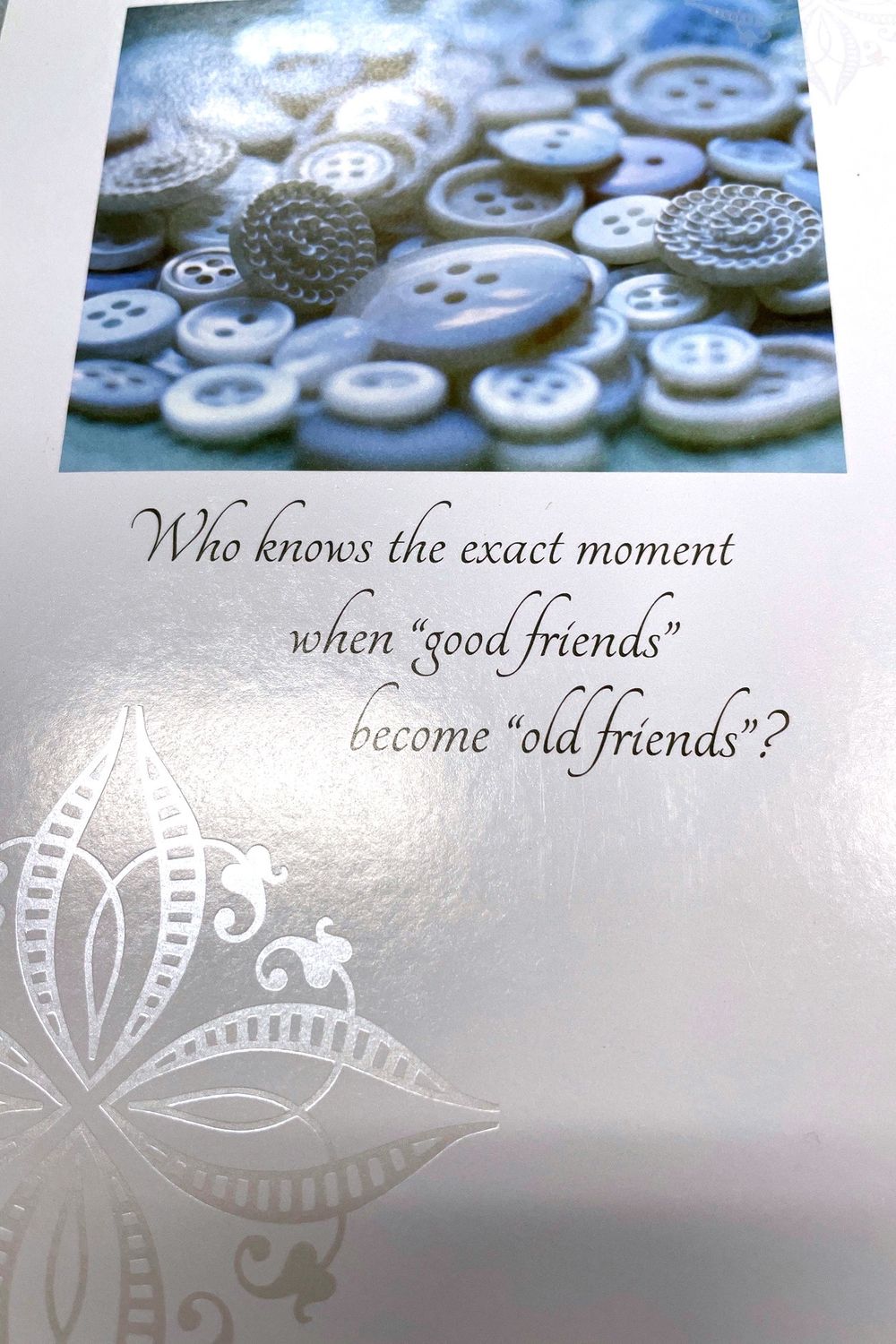 CD - OLD FRIENDS ARE BEST GREETING CARD