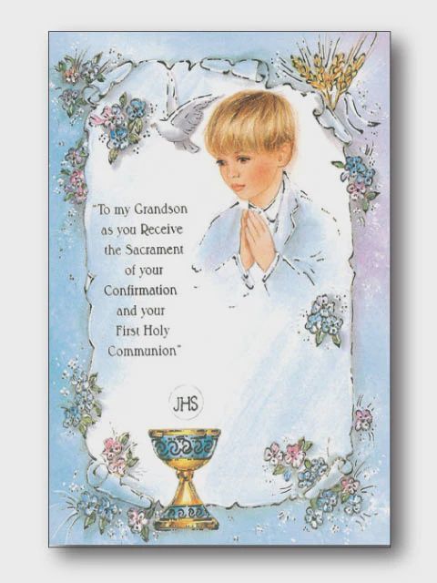 CD - TO MY GRANDSON AS YOU RECEIVE THE SACRAMENT OF YOUR CONFIRMATION AND YOUR FIRST HOLY COMMUNION