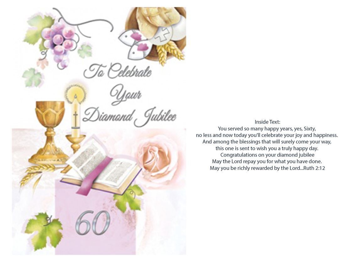 CD - DIAMOND ANNIVERSARY/JUBLIEE 60TH CARD