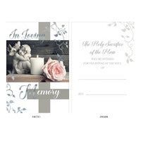 CD - IN LOVING MEMORY - PINK ROSE CANDLE