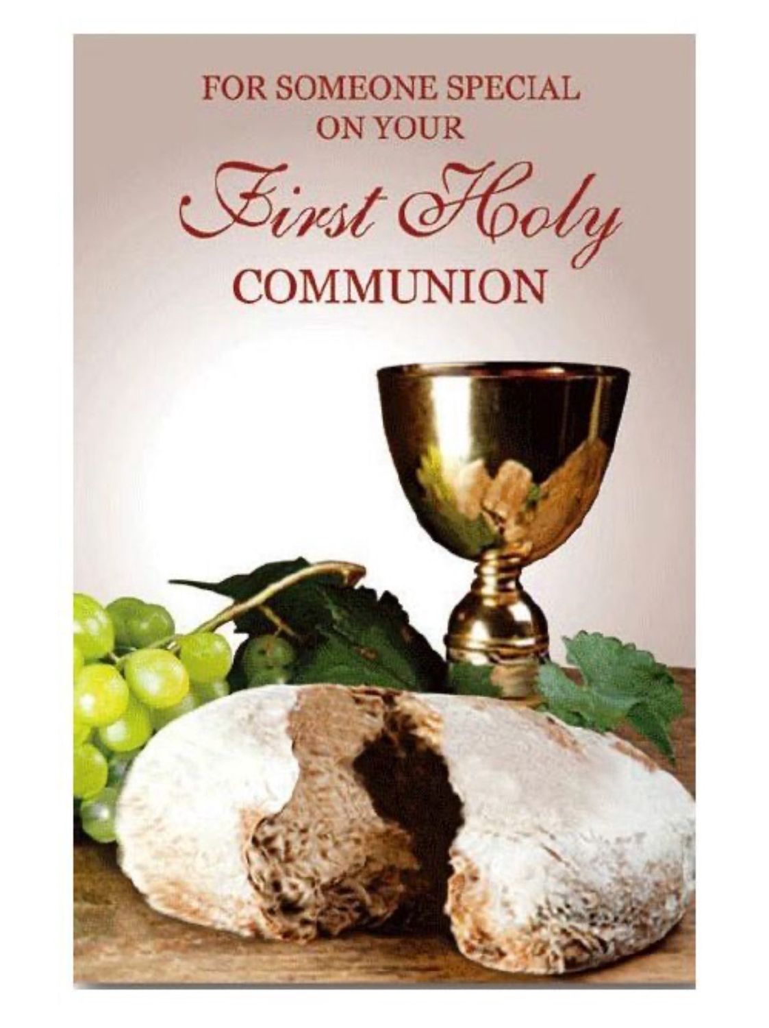 CD - ON YOUR FIRST HOLY COMMUNION - HOLOGRAPHIC CARD