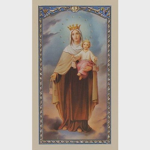 HOLY CARD - NOVENA TO OUR LADY OF CARMEL