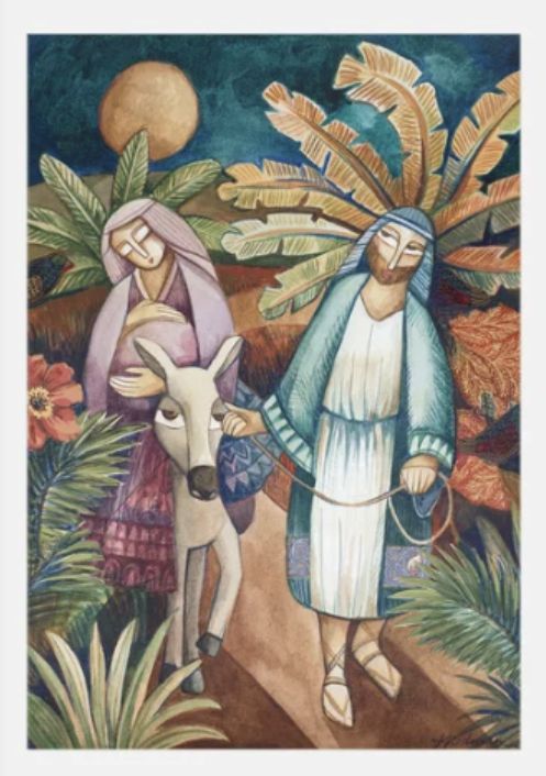 KAYE REDMAN - JOURNEY TO BETHLEHEM - UNFRAMED PRINT