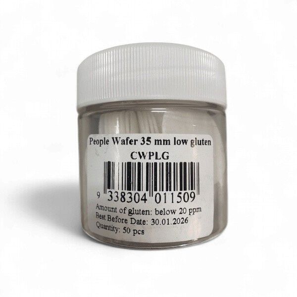 ALTAR BREAD/WAFER PEOPLE (JAR) LOW GLUTEN 50