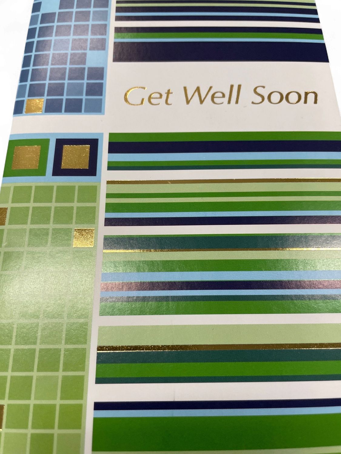 CD - GET WELL SOON STRIPED