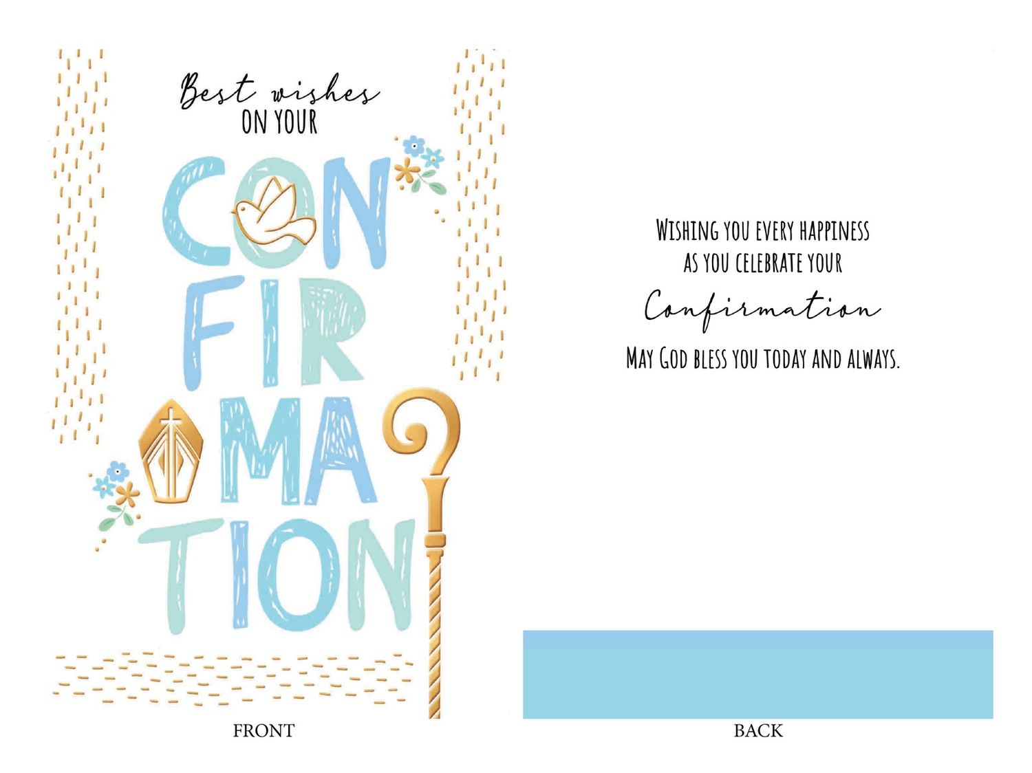CD - BEST WISHES ON YOUR CONFIRMATION CARD BOY