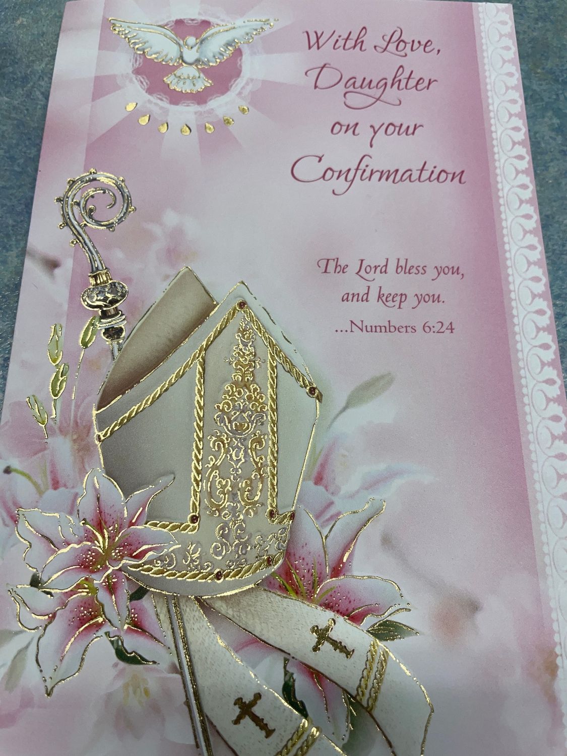 CD - WITH LOVE DAUGHTER ON YOUR CONFIRMATION