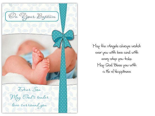 CD - ON YOUR BAPTISM GREETING CARD