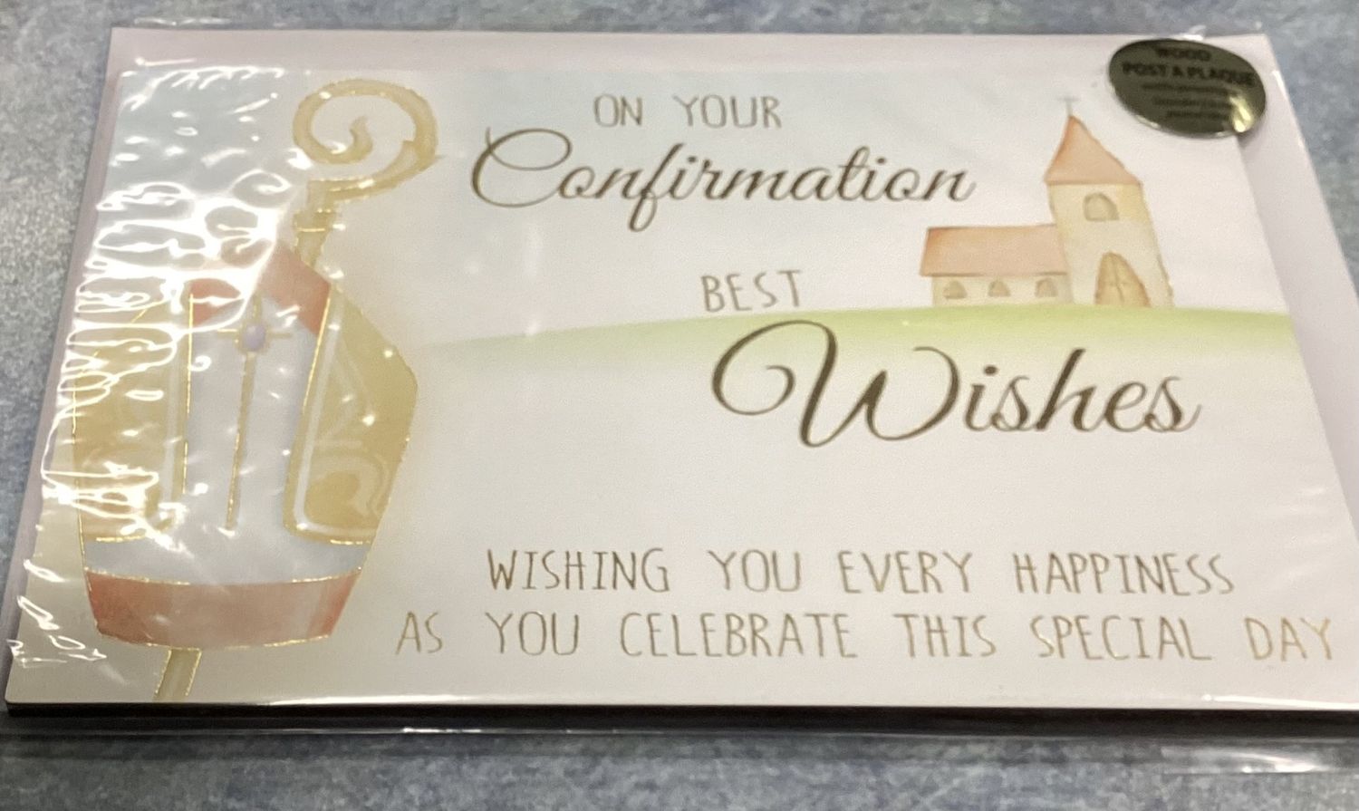 BEST WISHES ON YOUR CONFIRMATION SACRAMENTAL PLAQUE
