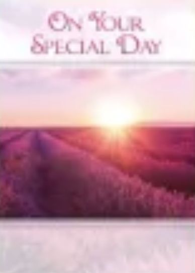 CD - ON YOUR SPECIAL DAY PINK FLORALS