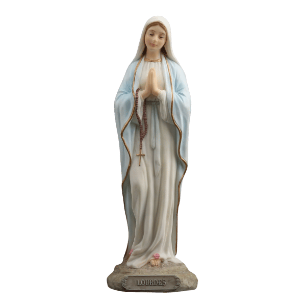 OUR LADY OF LOURDES STATUE 150MM - VERONESE COLLECTION