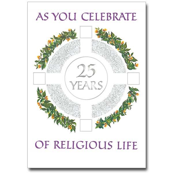 CD - AS YOU CELEBRATE 25 YEARS OF RELIGIOUS LIFE