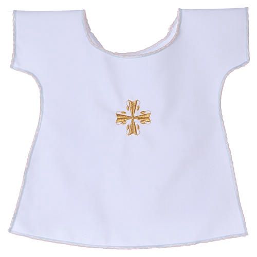 BAPTISM BIB WITH CROSS