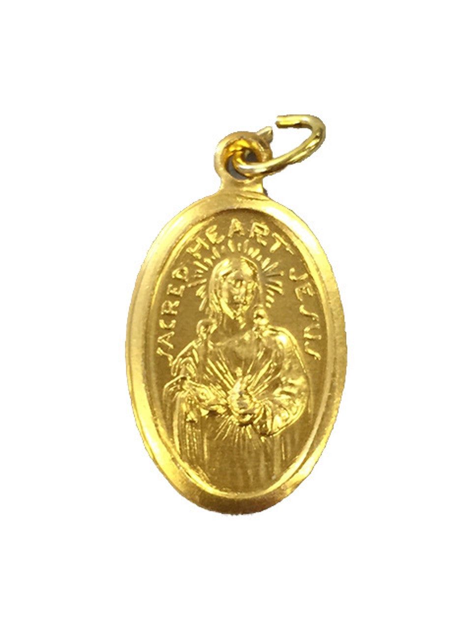 MEDAL SCAPULAR GOLD ALUMINIUM 22MM