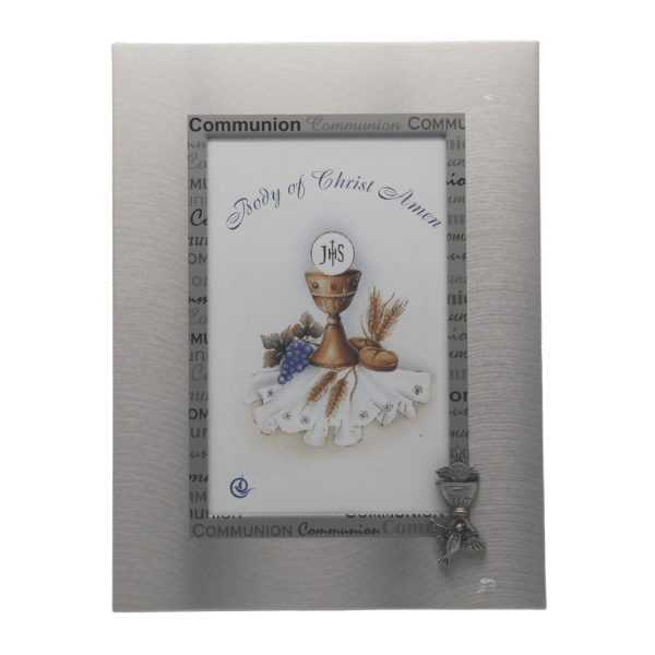 COMMUNION SILVER PLATED PHOTO FRAME